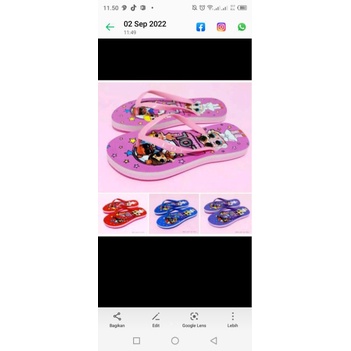 Sendal Karakter Anak Perempuan LOL 26/35