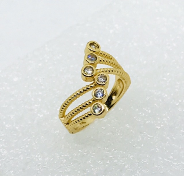 Cincin wanita // cincin lapis emas //perhiasan //cincin permata //cincij