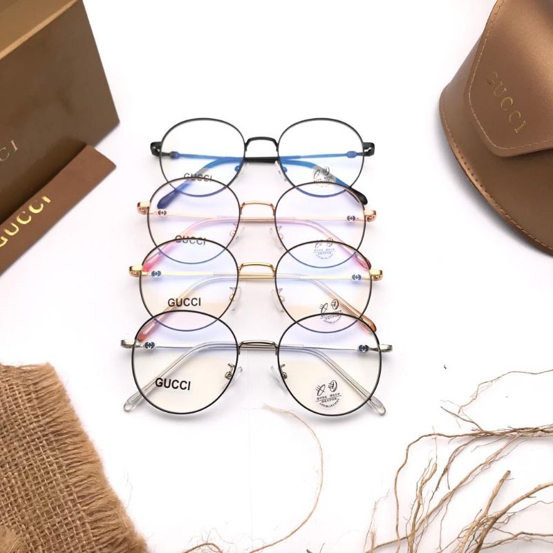 Kacamata GC 101 fashion wanita / pria / lensa anti radiasi / minus / photocromic / kacamata hitam