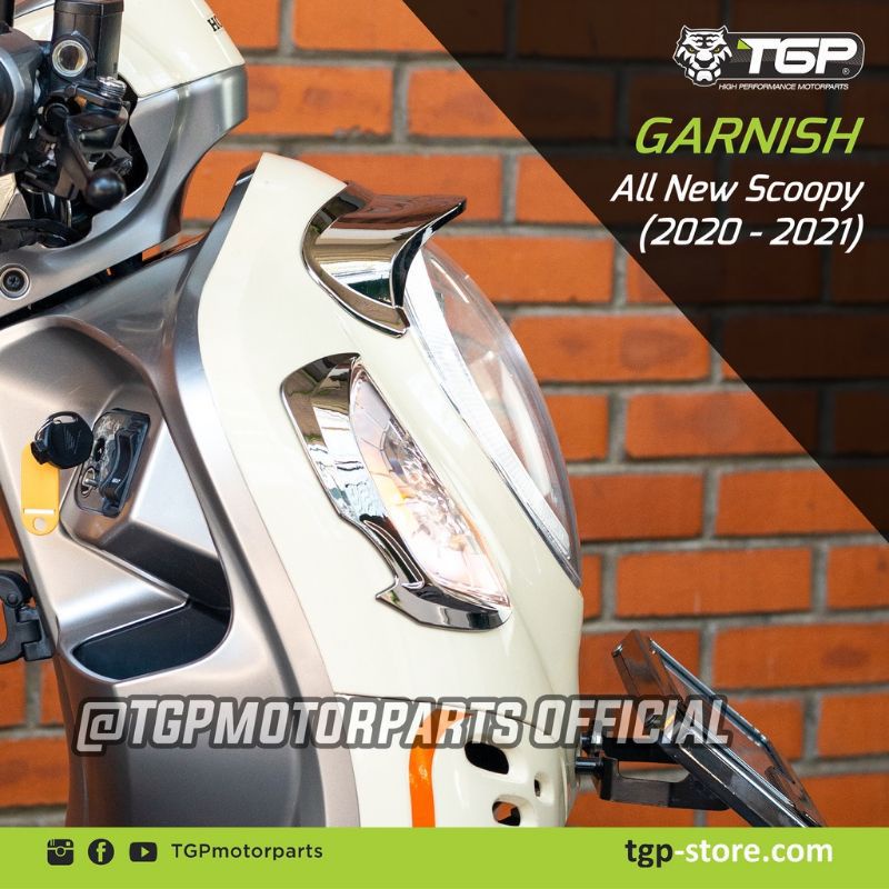 Garnish Scoopy 2020-2021 Garnish Lampu Depan Scoopy New Garnish TGP