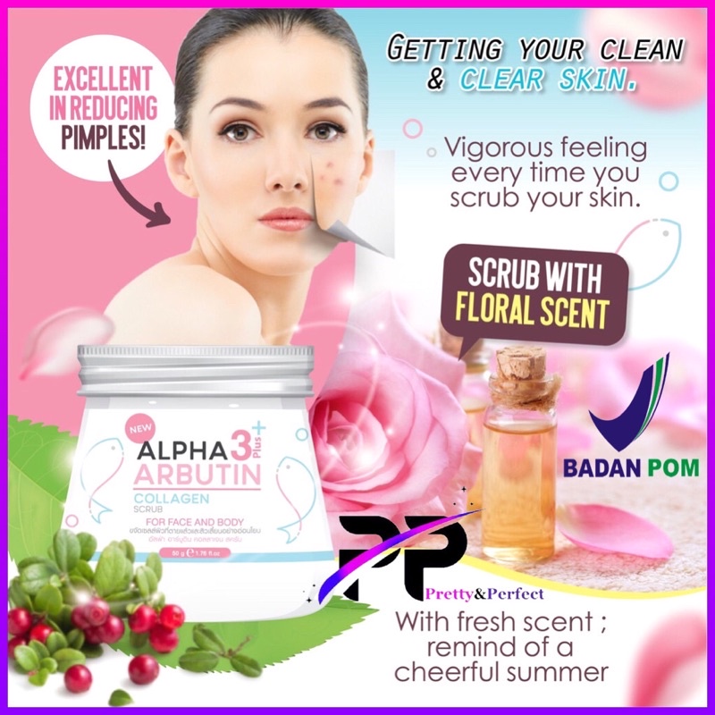 Precious Skin Alpha Arbutin 3 Plus Collagen Scrub
