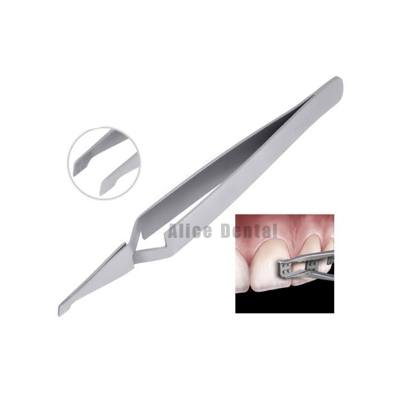 Bracket holder pinset bracket penjepit behel jepitan ortho orthodontic dental gigi tweezer alat penjepit jepitan breket