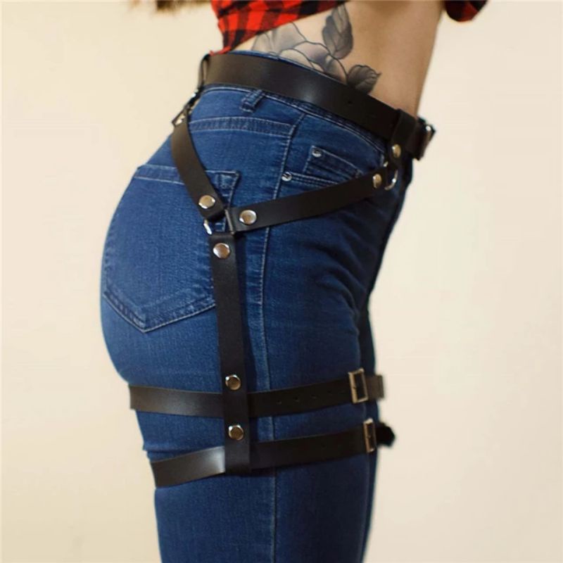 [HF016] Body Belt Harness Fashion YY double thigh