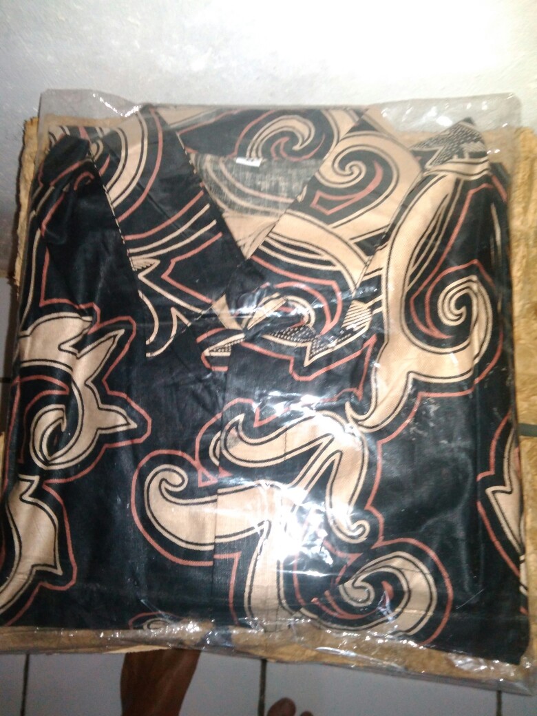 Size M L Xl Xxl Bswart Batik Hrb026 Kenongo Hem Pendek Padi Pekalongan M L Xl Batik Pria Murah
