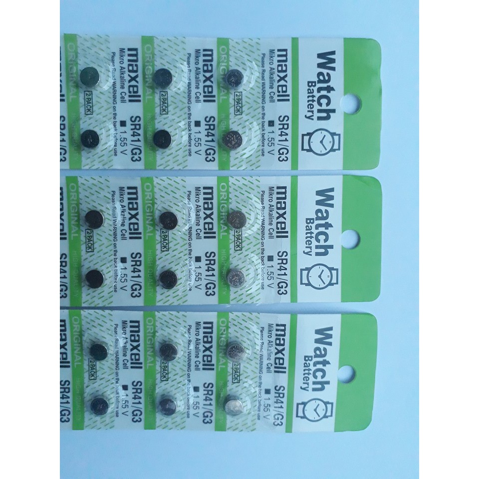 Maxell Ag 3 Lr41 Battrey Batrai Batre Jam Tangan Maxell Lr41 Ag3 1pcs