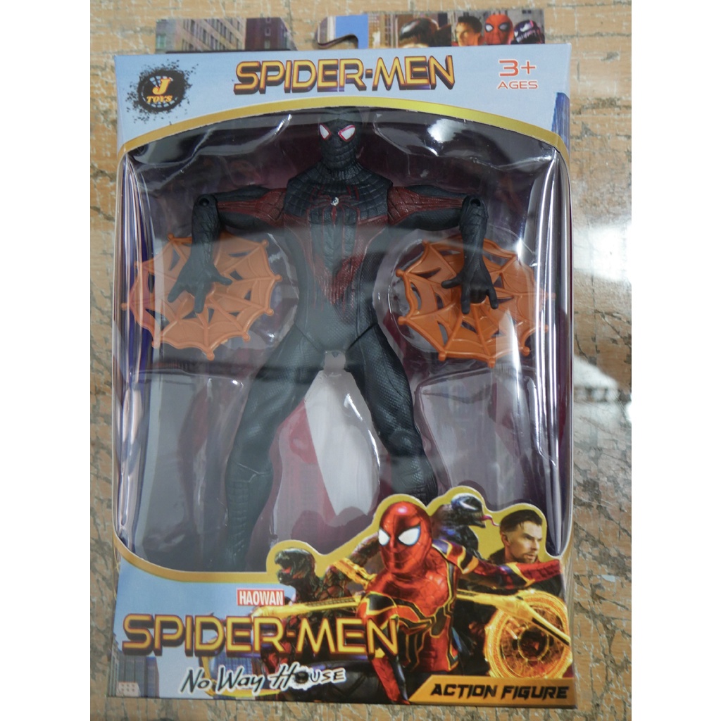 FIGUR MAINAN ANAK SPIDERMAN HITAM DR STRANGE FIGUR ANAK ROBOT