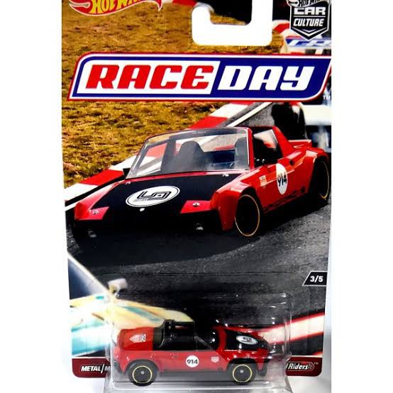 Hot Wheels Race Day Car Culture Porsche 914-6 914 6 Merah HW Hotwheels Mainan Anak Dan Kolektor