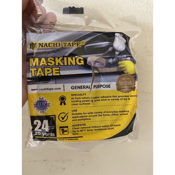 

Lakban Kertas NACHI Tape 24mm 20 yard
