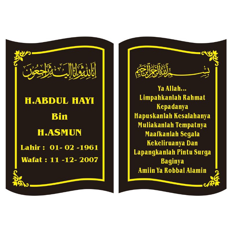 

mal sticker batu nisan