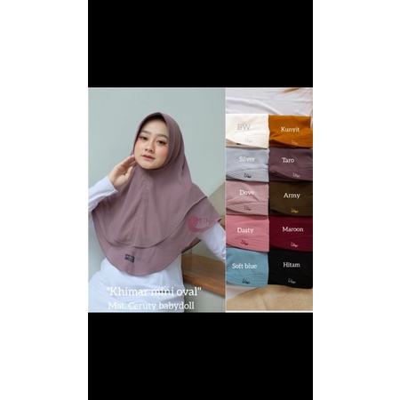 Khimar Mini Oval - Ulya Hijab