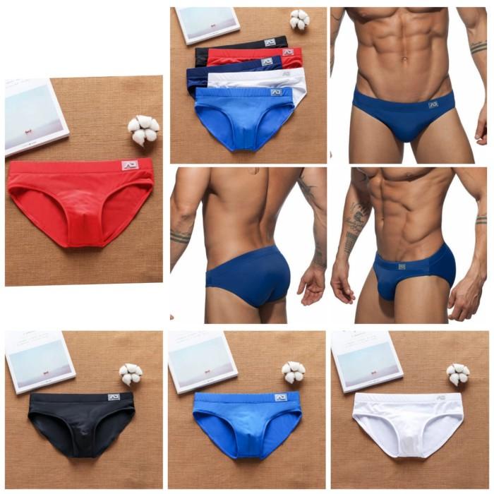 Swimsuit Swimwear Import Addicted Swad-007 Celana Renang Cowok Brief Speedo