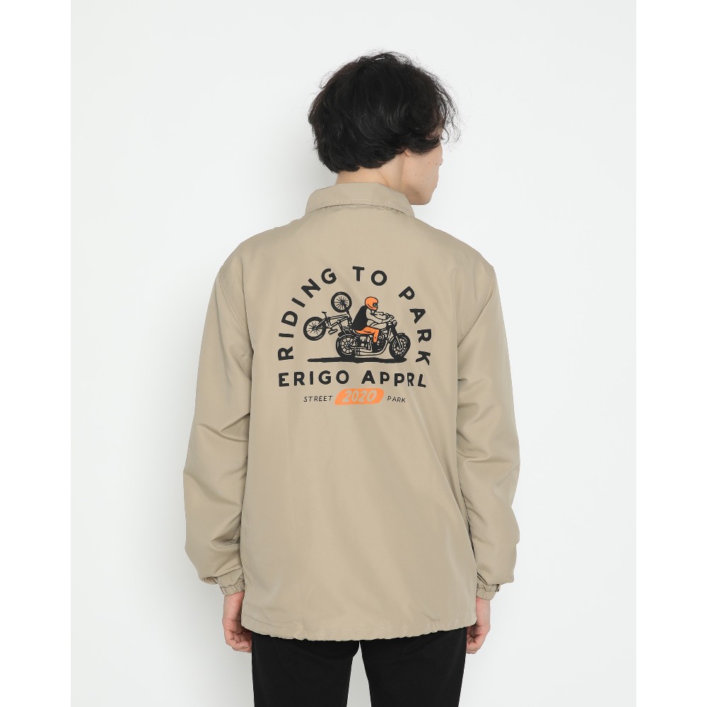 Erigo Coach Jacket Park And Ride Khaki Shopee Indonesia Erigo Coach Jacket Park And Ride Khaki Shopee Indonesia