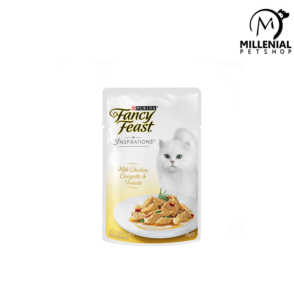 Makanan Kucing Fancy Feast cat Inspiration Pouch 70 gr wet food sachet