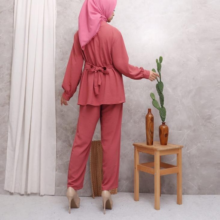 ☼ LAURA SETCEL CRINKLE POLOS LEMBUT ALL SIZE FIT XL BUSUI GROSIR ECER PGMTA ֍