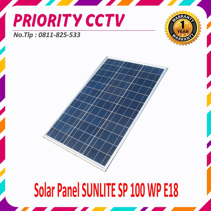 Solar Panel SUNLITE SP 100 WP E18