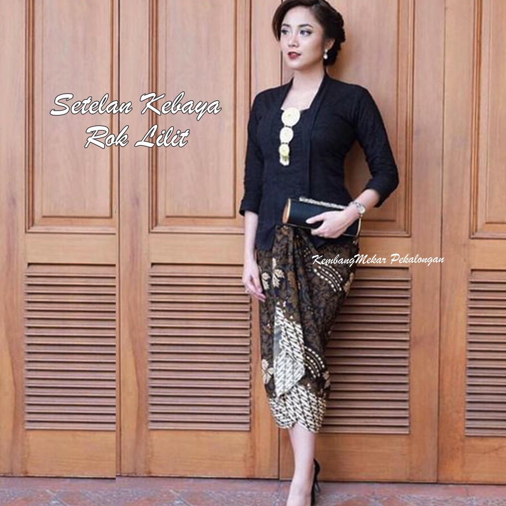 SETELAN KEBAYA KUTUBARU DAN ROK LILIT Shopee Indonesia SETELAN KEBAYA KUTUBARU DAN ROK LILIT Shopee Indonesia