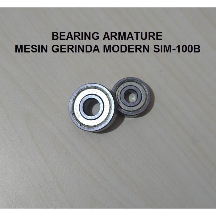 Bearing Armature Mesin Gerinda Modern SIM-100B Depan Belakang