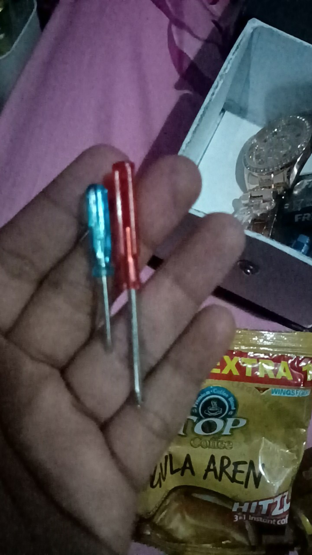 Obeng Kembang Mini Kecil Diameter 1milimeter - 2milimeter Obeng Untuk Jam Obeng Kacamata Remot Tv Ac