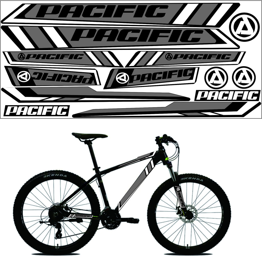 PACIFIC STICKER SEPEDA VARIASI.