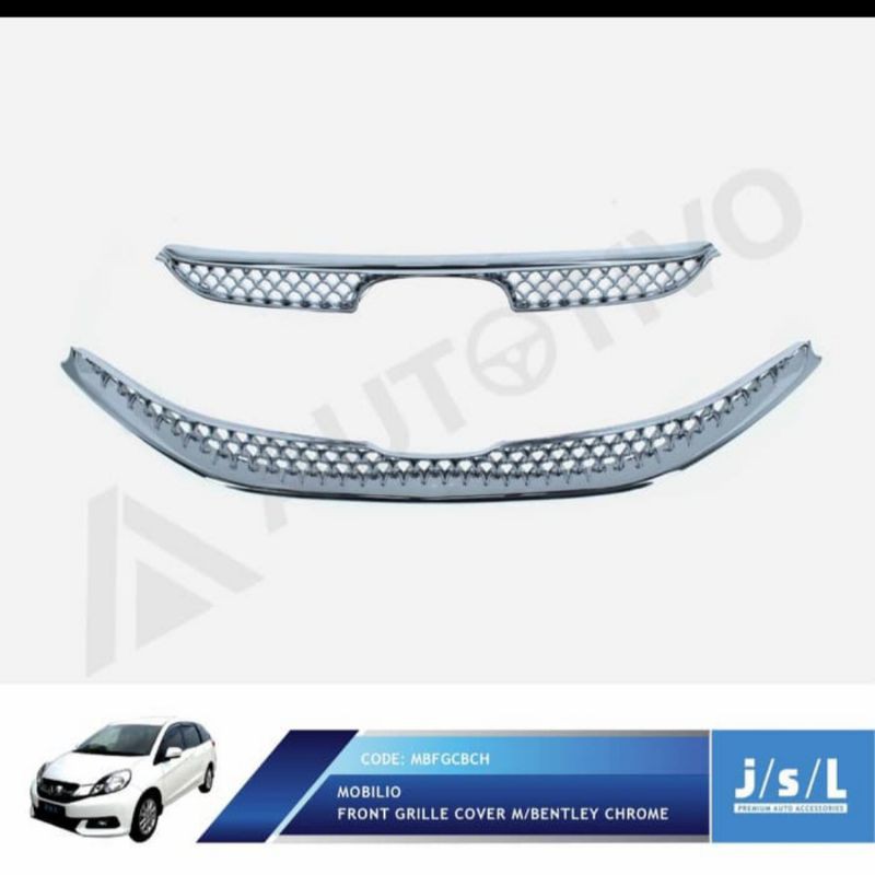 Grill depan bentley Mobilio chrome