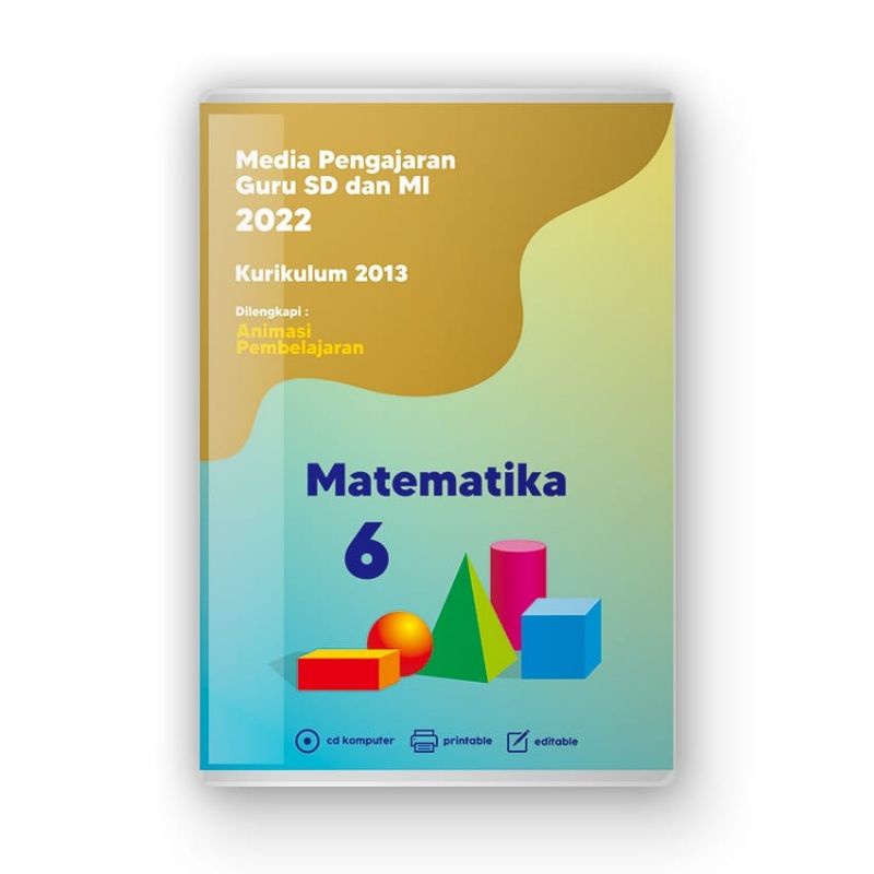 CD RPP 1 Lembar SD/MI Kelas 6 Matematika Perangkat Terbaru KurikulumMerdeka