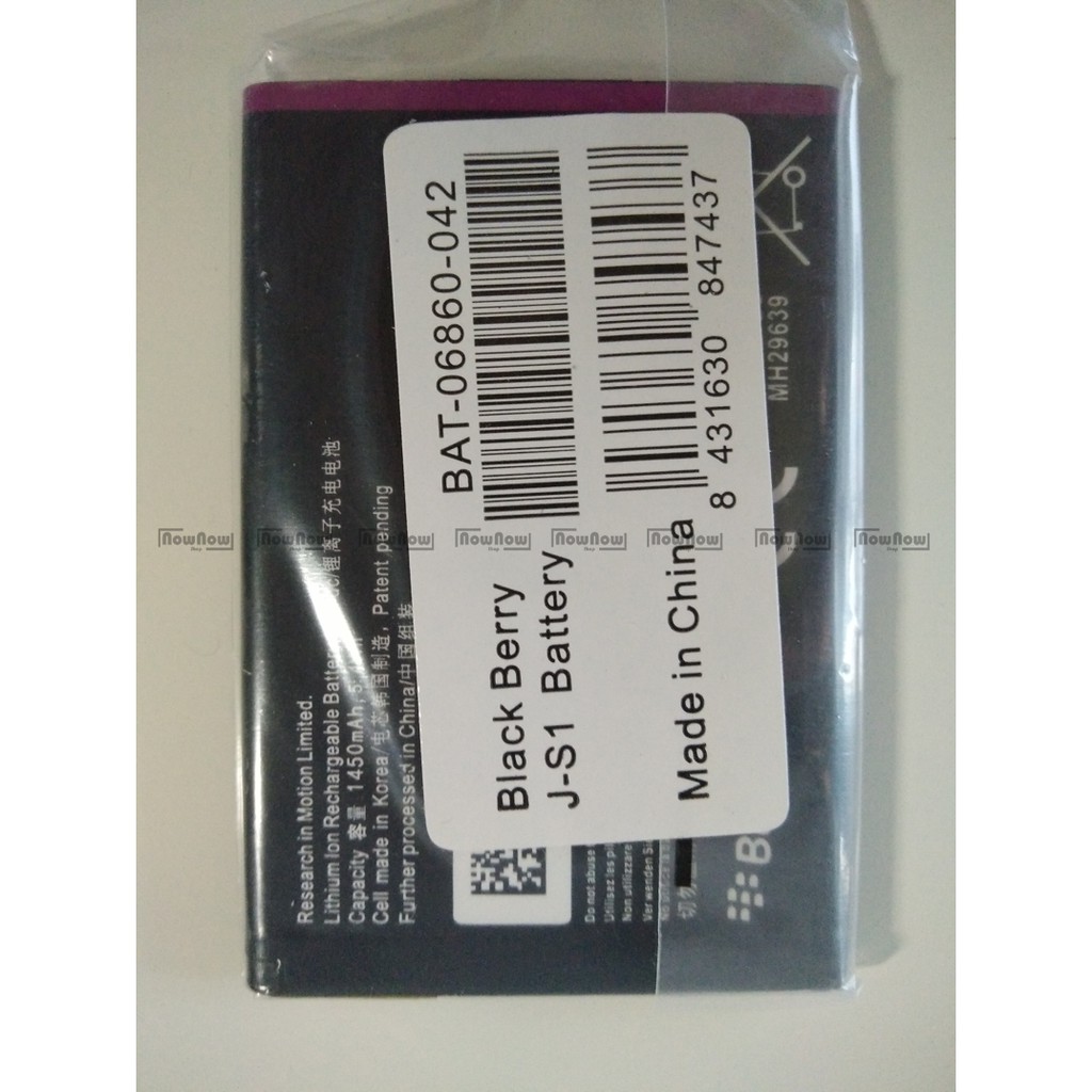 Baterai Blackberry Curve 9230 9310 Davis 9220 Amstrong 9320 J-S1 JS1 Original BB Batre Battery