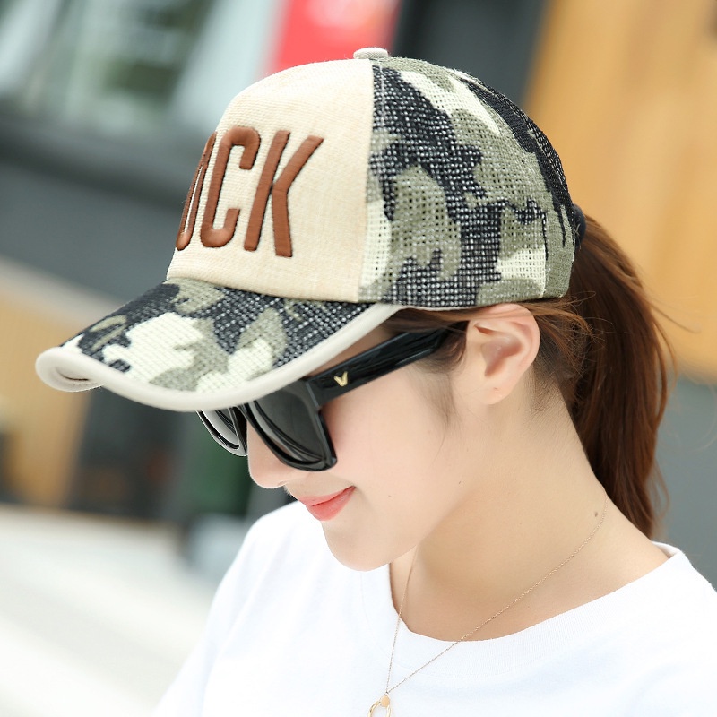 Topi Baseball Motif Bordir Camo Untuk Pria Dan Wanita