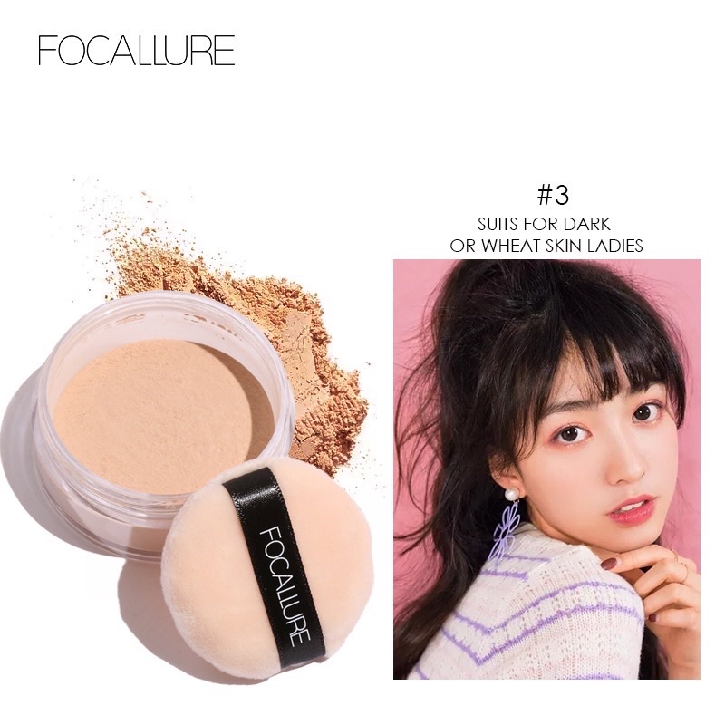 ❤ MEMEY ❤ FOCALLURE Setting Loose Powder FA15 ✔️BPOM