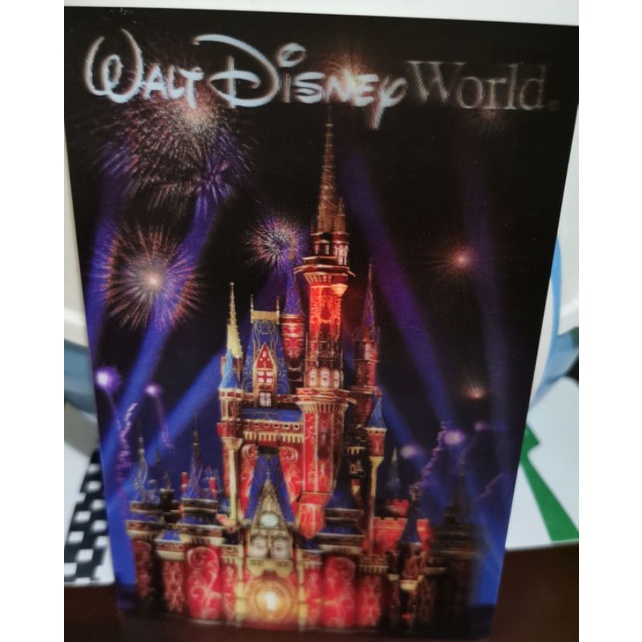 

kartu pos 3D walt disney/walt disney 3D postcard