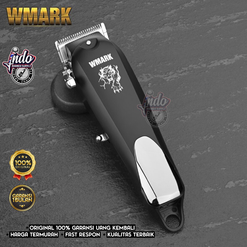 Hair Clipper Wmark Ng-103 Original Mesin Cukur Rambut Cordless cas
