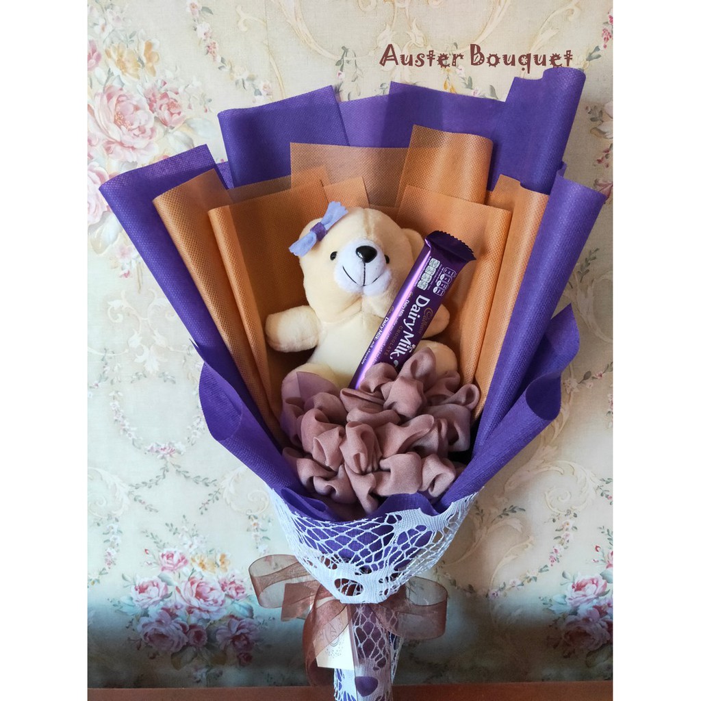 AB 280 Hand Buket Bucket  Bouquet Jilbab Kerudung  Hijab 