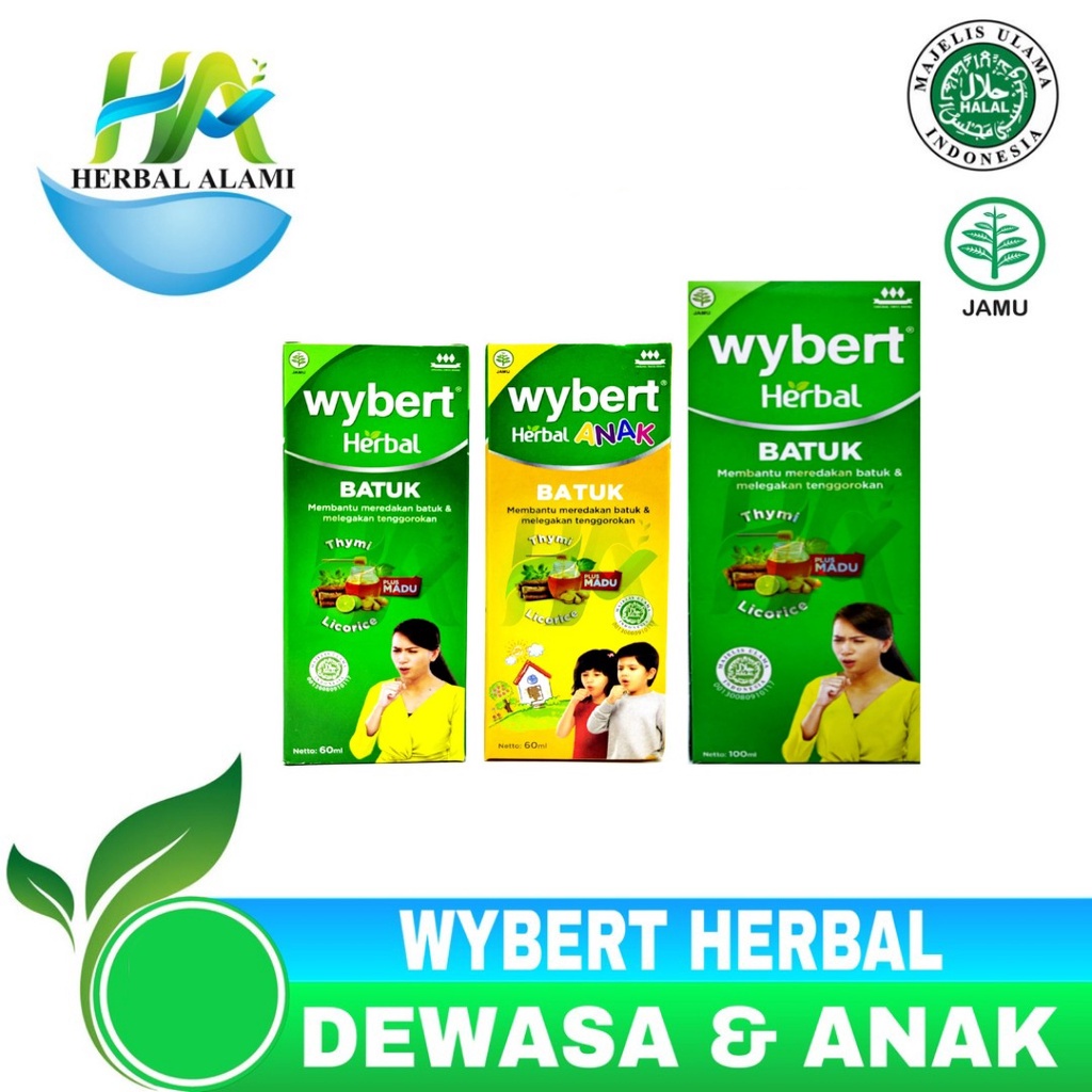 Wybert Herbal Batuk Dewasa &amp; Anak - Obat Batuk Herbal