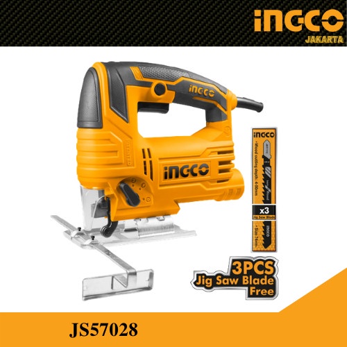 Jigsaw Mesin Gergaji Triplek Ukir Kayu 570W / Jig Saw INGCO JS57028