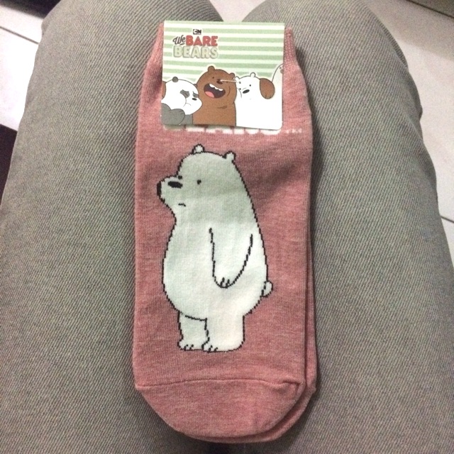 KAOS KAKI KARAKTER MADE IN KOREA “WE BARE BEARS” ORI
