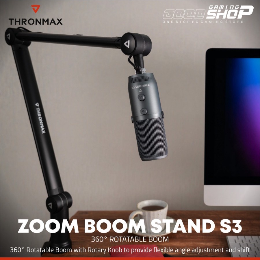 Thronmax Zoom Boom Stand S3 Plus - Arm Stand Microphone