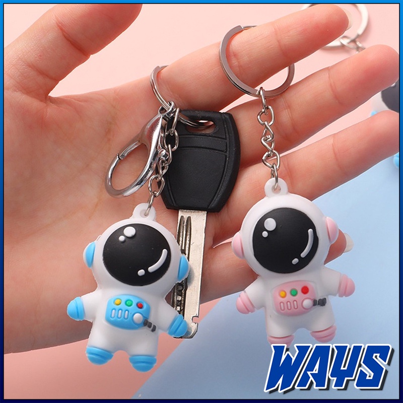 [G023] Gantungan Kunci Astronot 3D Lucu Unik / Key Ring Astronaut