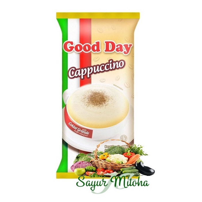 

Good Day Cappuccino With Granule 10 x 25 gram - Kopi Instant - Pasar Online Bandung
