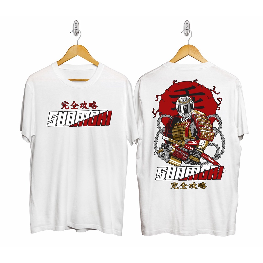 T SHIR PREMIUM / BAJU KAOS PRIA LENGAN PENDEK / KAOS SUNMORI /KAOS JEPANG / KAOS SAMURAI / KAOS DISTRO PRIA /