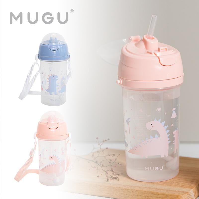 Mugu Strap Drink Bottle 450ml Dan 350ml (MA9633) - Botol minum Anak