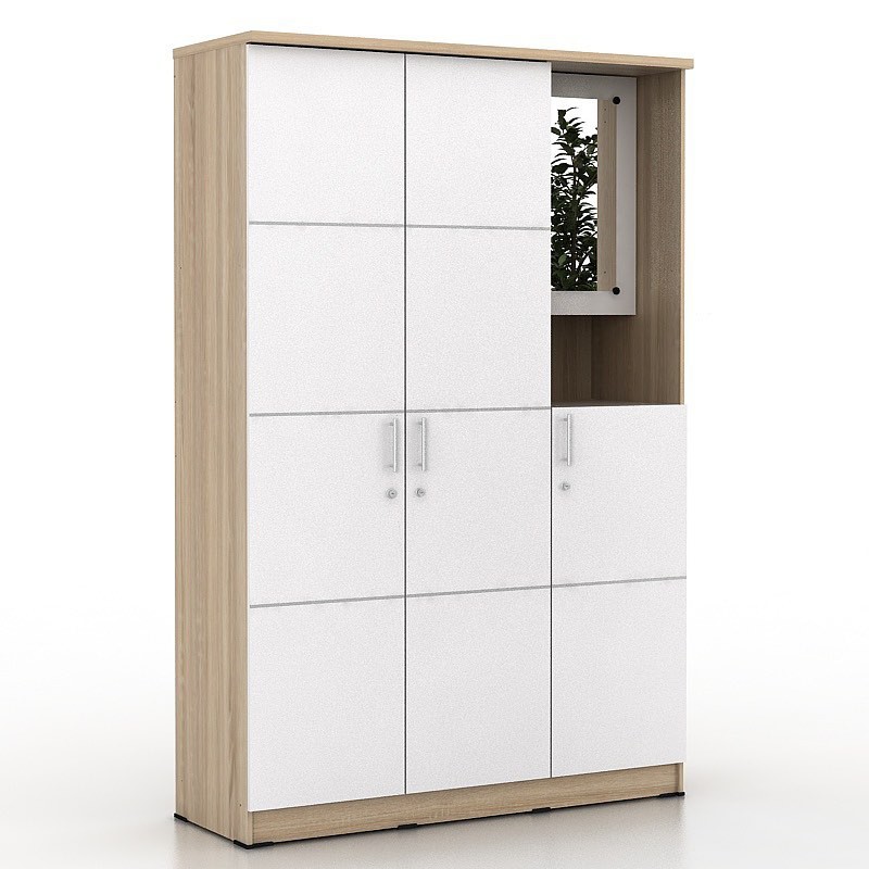 Furniture Dekorasi Kamar Lemari Rak Wardrobe Pakaian Dewasa Pria Wanita Kayu Minimalis