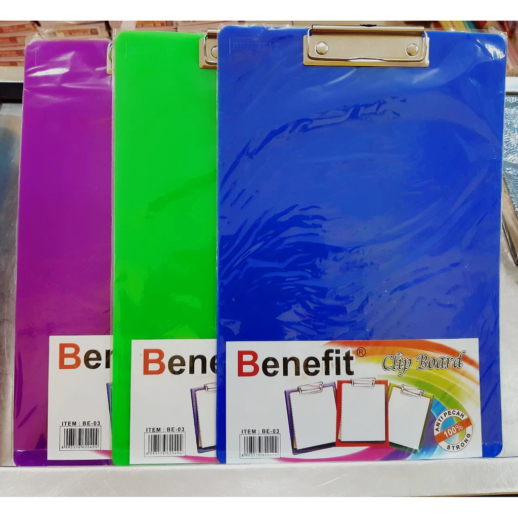 

Clipboard Benefit B-03 Anti Pecah (GROSIR 6PC @12.750)
