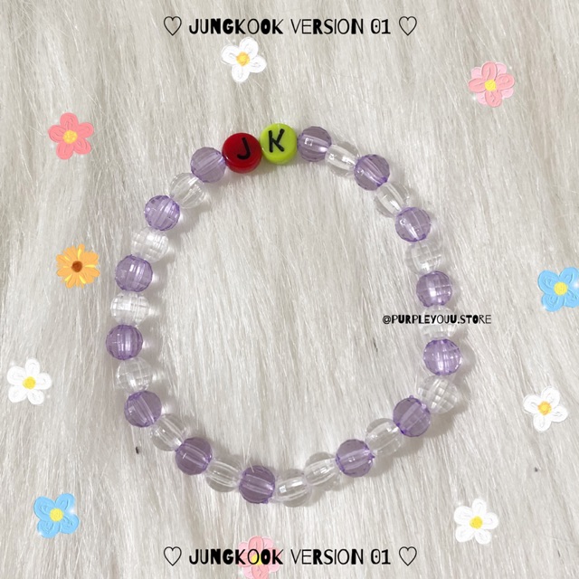 BTS - JUNGKOOK (with name) CUSTOM BRACELET
