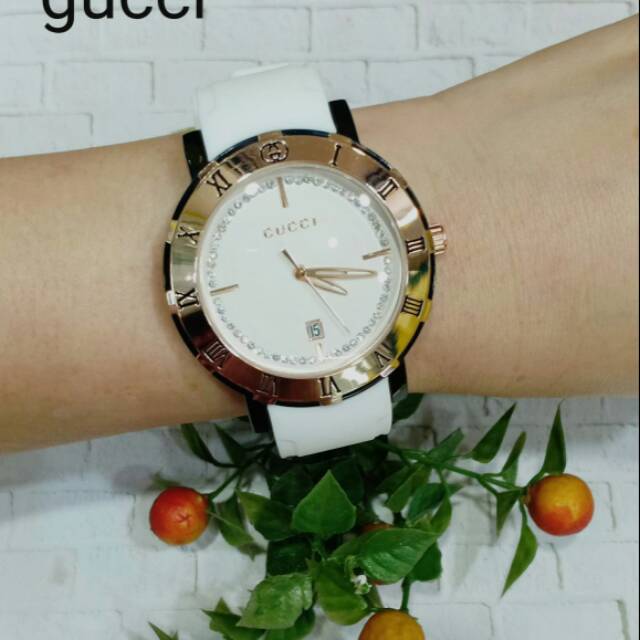 JAM TANGAN FASHION WANITA RUBBER + BOX & BATU BATRE CADANGAN