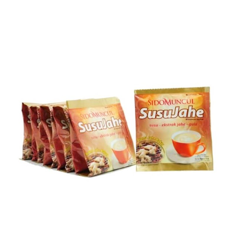 Minuman Bubuk Susu Jahe Sidomuncul (1 Renceng 10 pcs) jahe susu enak dan murah