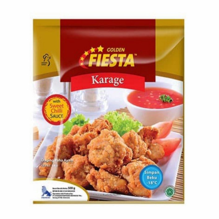 

GOLDEN FIESTA KARAGE 500 GR WITH SWEET CHILLI SAUCE