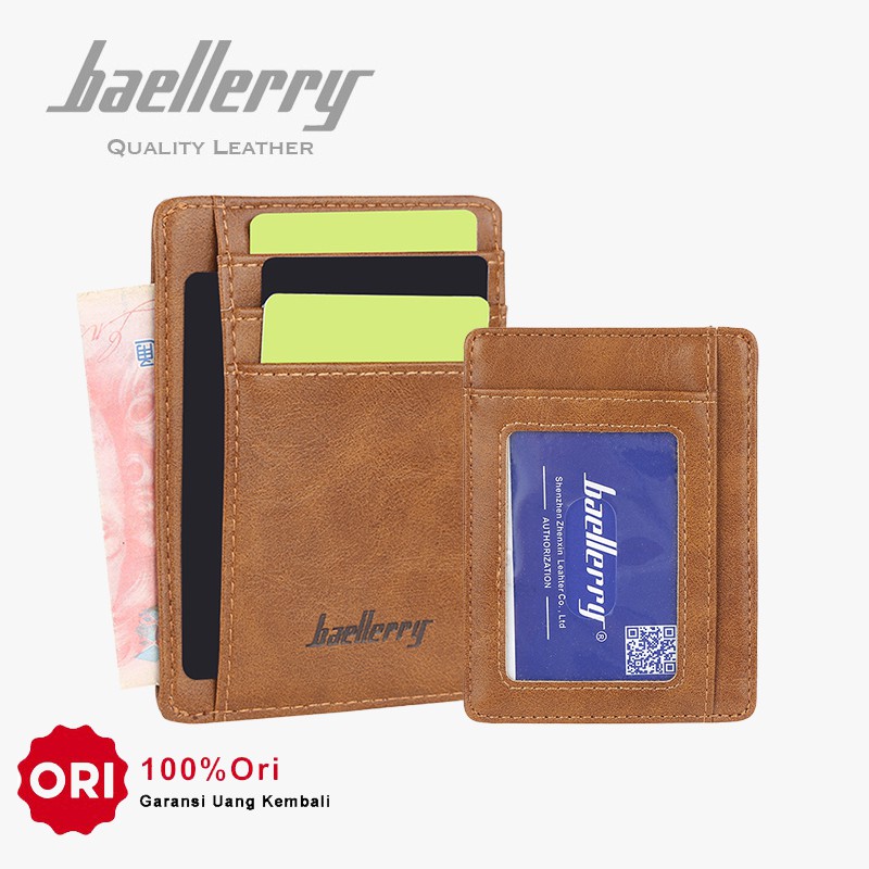 BAELLERRY K9030 Dompet Kartu Wanita Pria Bahan Kulit PU Leather Premium WATCHKITE WKOS