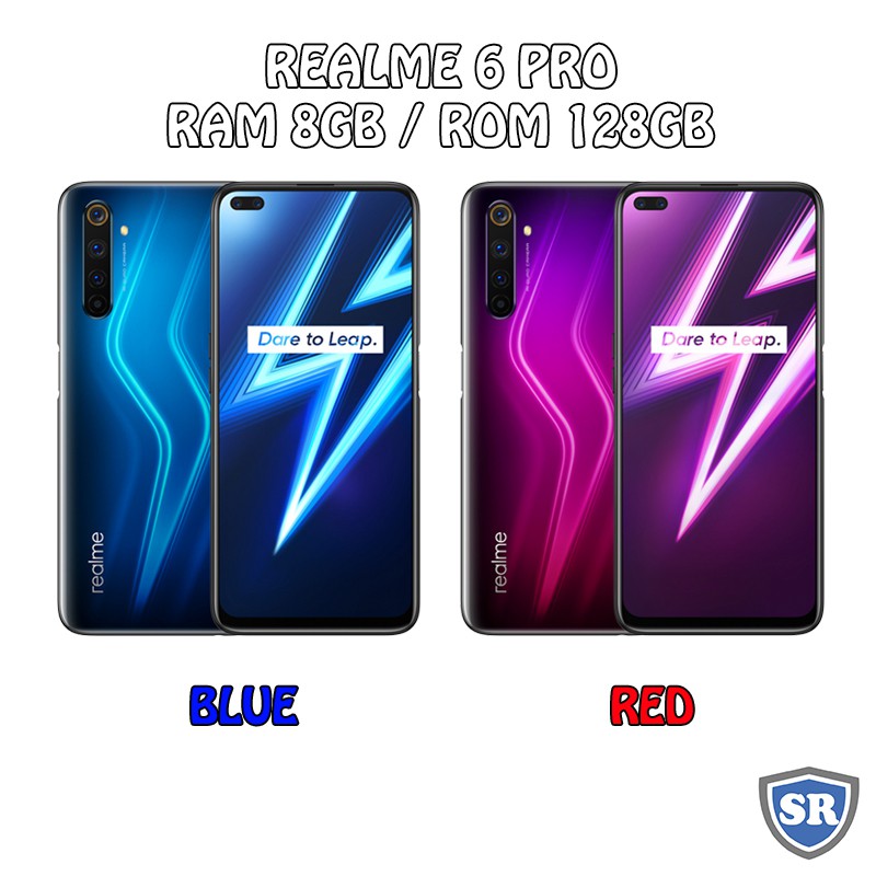 Realme 6 Pro - 8GB 128GB (8/128) - Blue / Red - Baru BNIB - Original Resmi