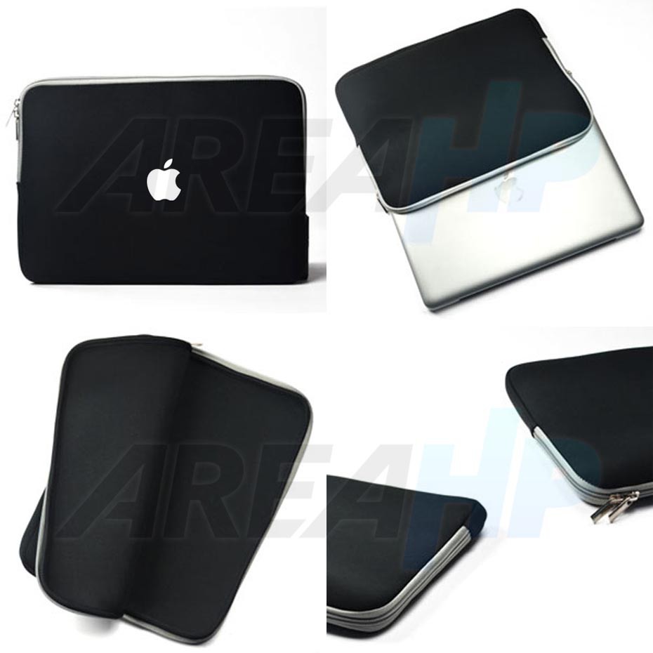 Sleeve Sarung Case Casing Cover Zipper Macbook / Laptop 15 Inch