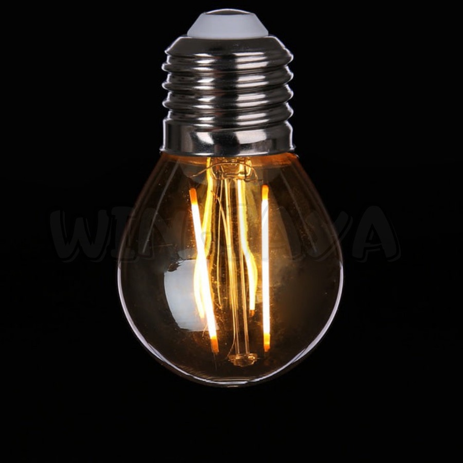 LAMPU PIJAR 2 WATT BOHLAM FILAMEN WARM WHITE LAMPU GANTUNG CAFFEE