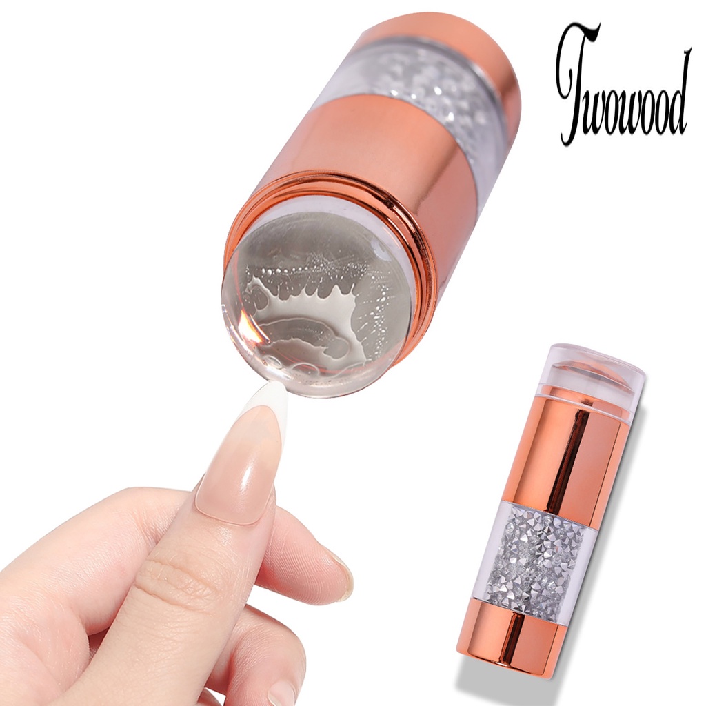 Twowood Stamper / Cap Kuku Wanita Tahan Pecah Ringan Untuk Manicure